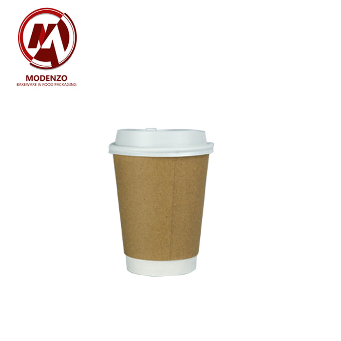 8oz. Kraft Double Wall Paper Coffee Cup 1,000 pcs/ctn