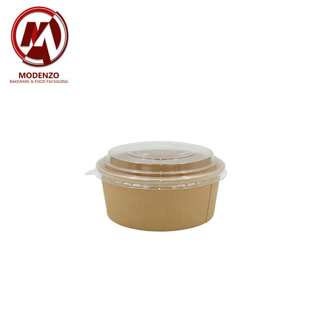 750ml Kraft Salad Bowl Round. w/ Pet Lid