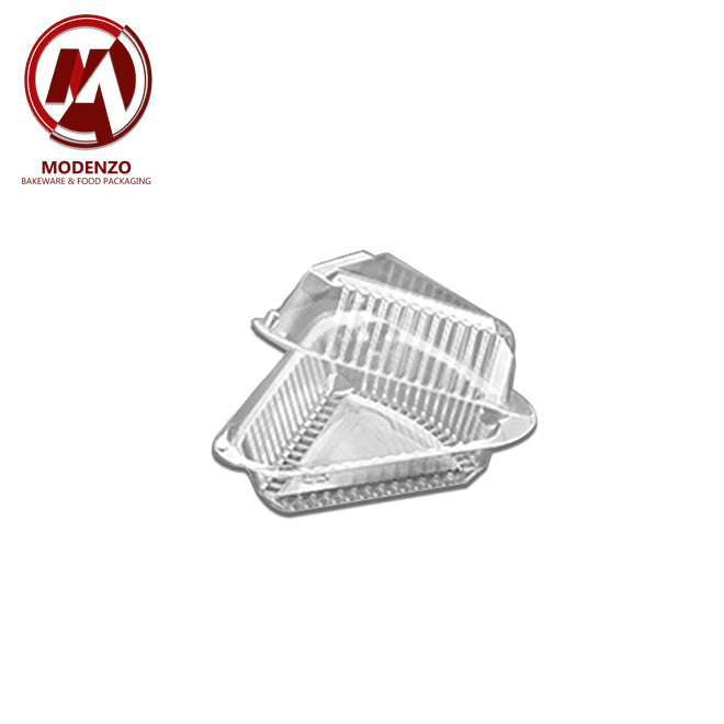 MP-083 Cake Slice Hinged Container - 500 pcs/ctn