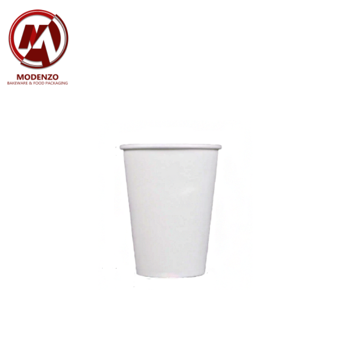 8oz, White Single Wall Coffee Cup + Lid 1,000 pcs/ctn