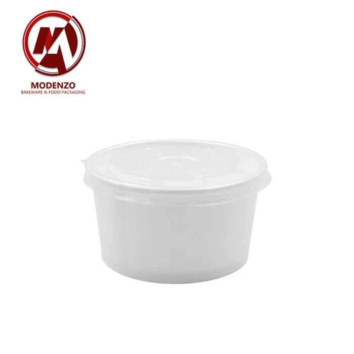 Paper Food Containers + Lid Soup Cups 8oz 2000 pcs/ctn