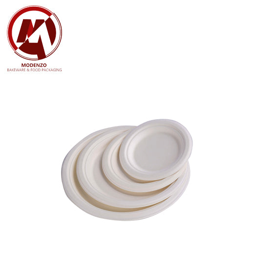 6in Round Pulp Plate 500 pcs/ctn