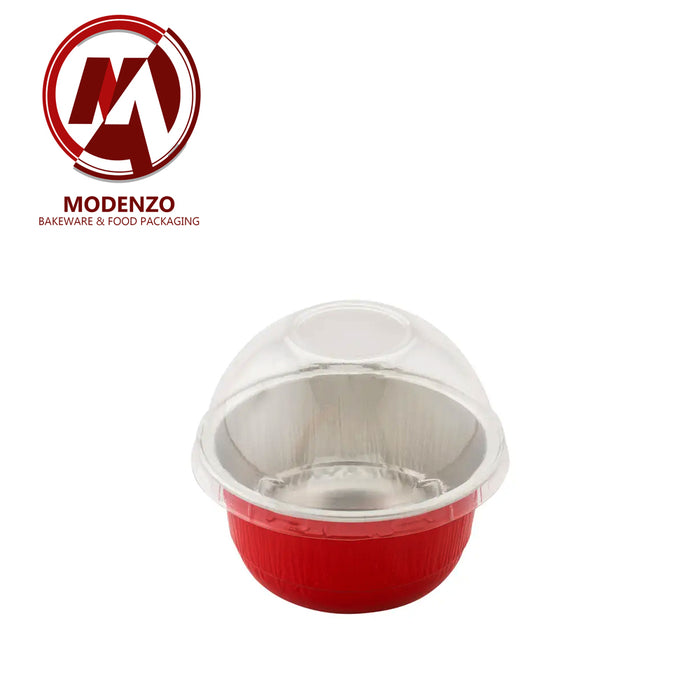 MAP125A (3.5in. Round Red ) w/lid 2,000pcs/ctn