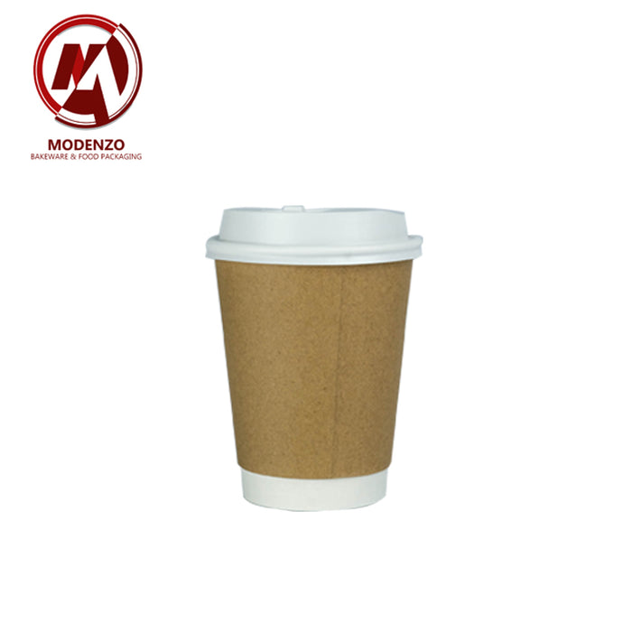 12oz. Kraft Double Wall Paper Coffee Cup 1,000pcs/ctn