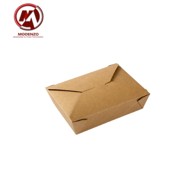 Kraft Deli Box 1 Small (5x4in.) 200pcs/ctn — Modenzo Food Packaging