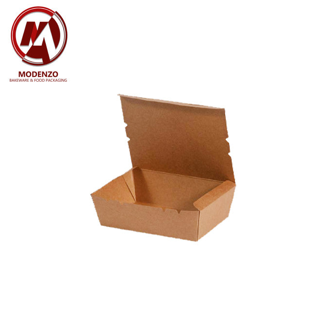 Kraft Takeaway Lunch Box #2 (6x4in.) - 200 pcs/ctn